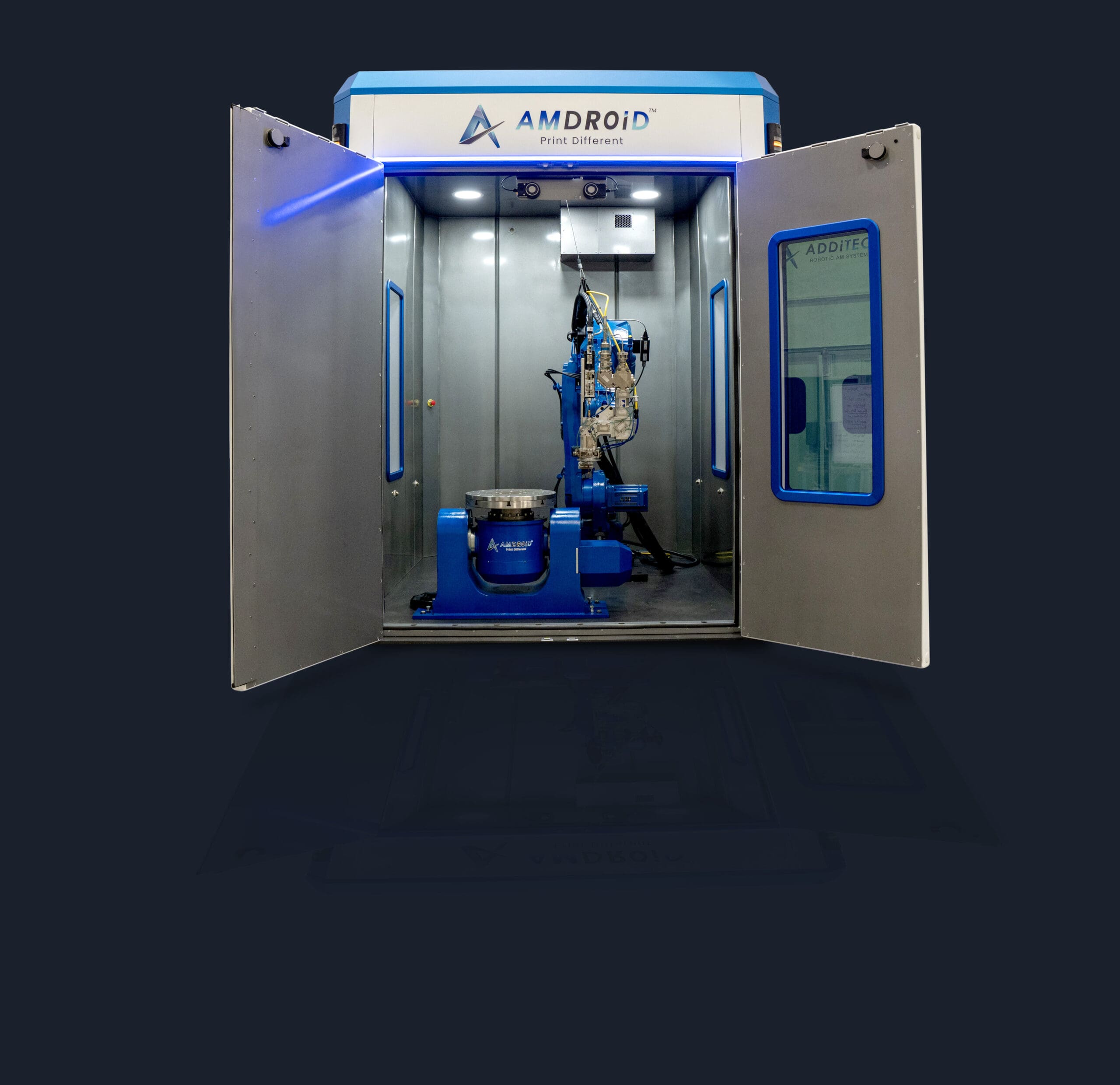 AMDroid | Metal 3D Printer | High-Power Laser-Wire DED System